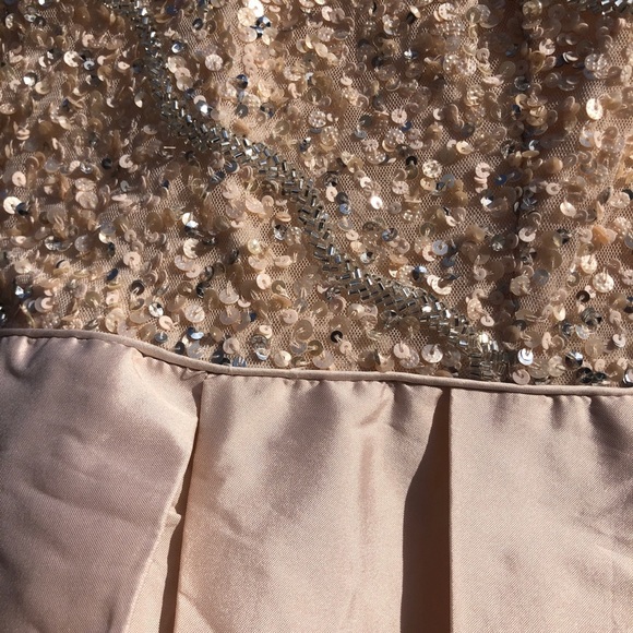 NEW‎ $368 Adrianna Papell Embellished Taffeta Ballgown Light Pink [SZ 10 ] - Picture 8 of 9